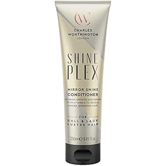 CHARLES WORTHINGTON SHINEPLEX MIRROR SHINE CONDITIONER, SHINE CONDITIONER FOR DULL HAIR, SALON CONDITIONER FOR WOMEN TO BOOST SHINE, NOURISHING CONDITIONER FOR FRIZZY HAIR, 250 ML - Image 2